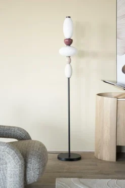 Vloerlamp Garca Keramiek en glas - 163cm hoog - Loft24.nl