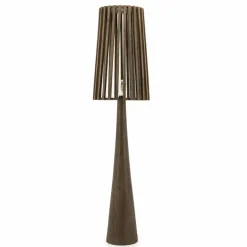Vloerlamp Guard Mangohout 162cm Hoog - Bruin - Loft24.nl