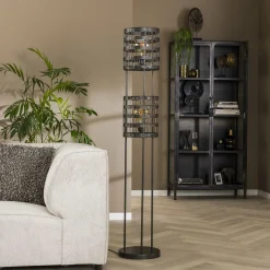 Vloerlamp Metal Blinds - 2 lampen - Loft24.nl