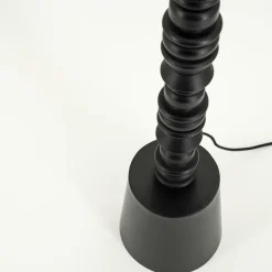 Vloerlamp Pulse Bouclé en hout - 159cm - Loft24.nl