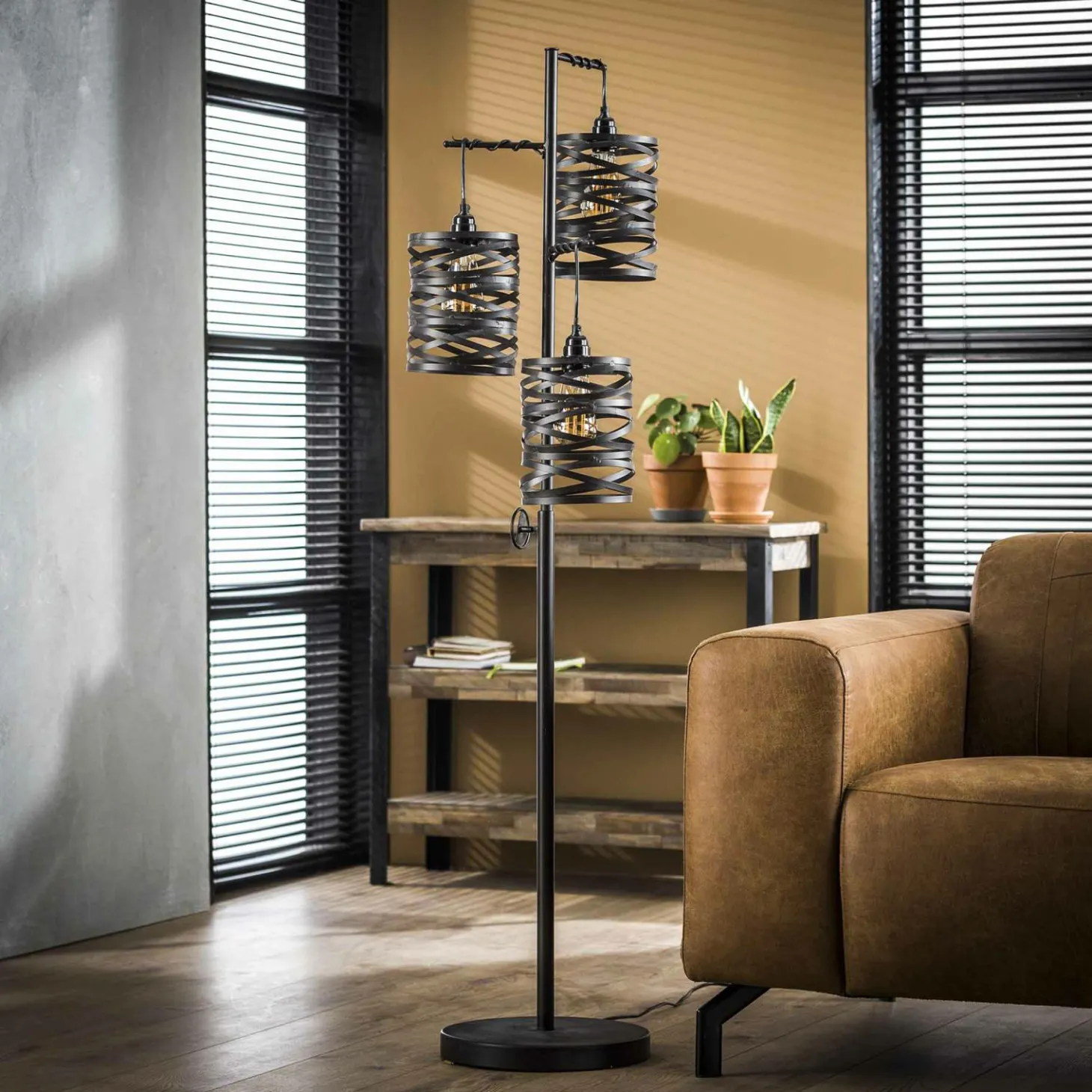 Vloerlamp Spindle - 3 lampen - Loft24.nl