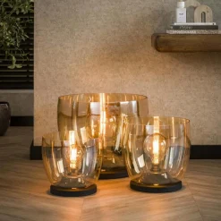 Vloerlamp UP Large - Amber Glas - Loft24.nl
