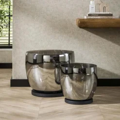 Vloerlamp UP XXL - Smoke Grey Glas - Loft24.nl