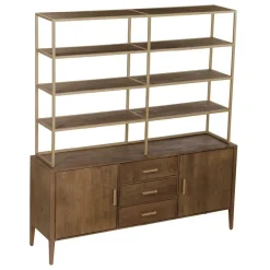 Wandkast Belvedere Mangohout 200 x 180 cm - Loft24.nl