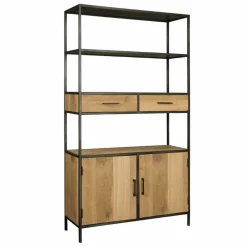 Wandkast Luna Eiken 200 x 115 cm - Loft24.nl