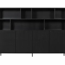 Wandkast New Gravure 150 x 200cm - Zwart - Loft24.nl