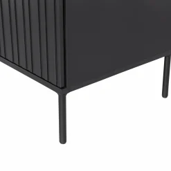 Wandkast New Gravure 150 x 200cm - Zwart - Loft24.nl