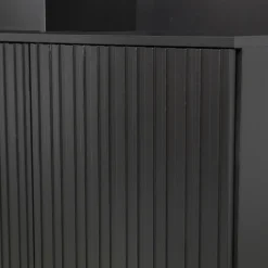 Wandkast New Gravure 150 x 200cm - Zwart - Loft24.nl