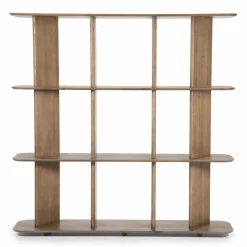 Wandkast Ty Eikenhout 180 x 180 - Bruin - Loft24.nl