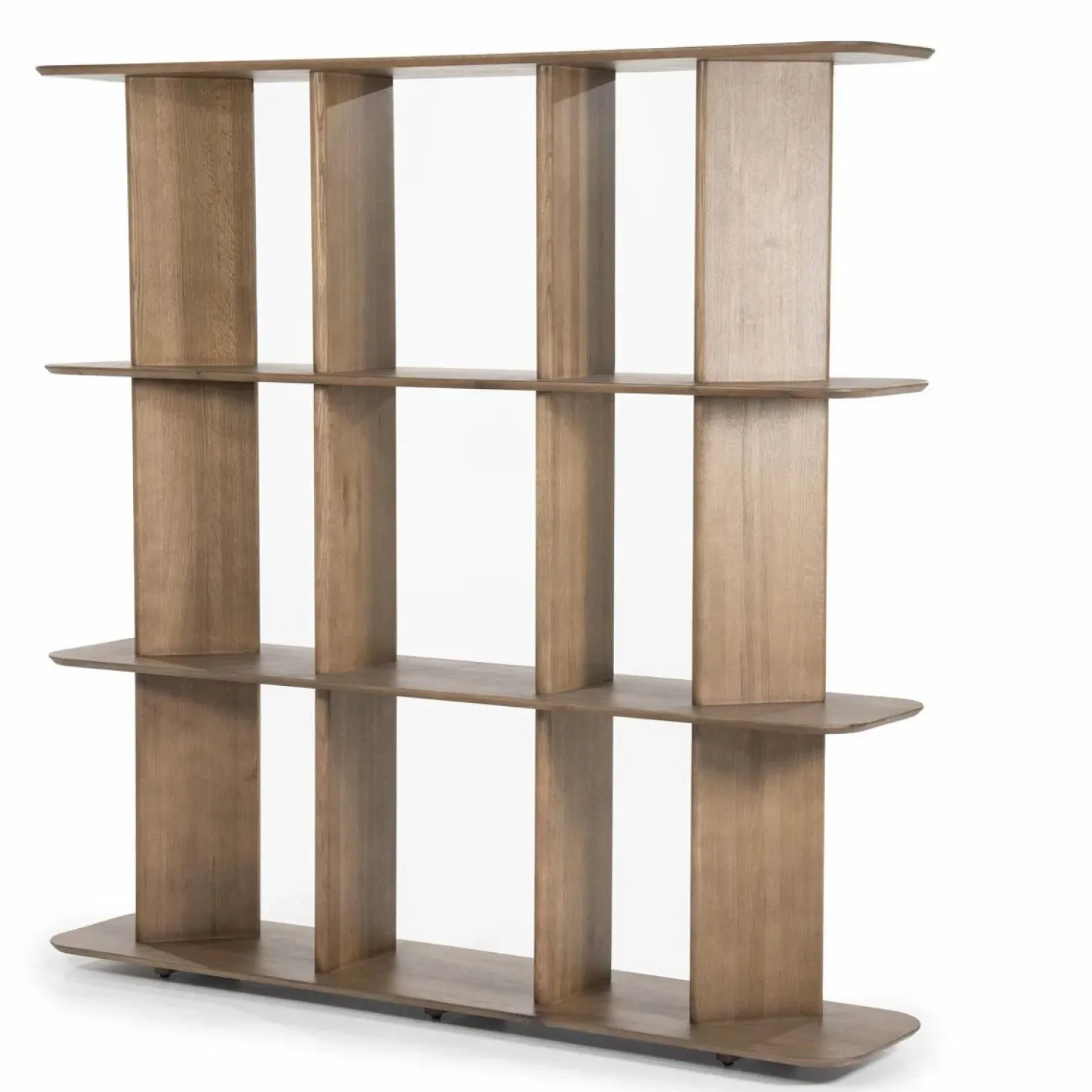 Wandkast Ty Eikenhout 180 x 180 - Bruin - Loft24.nl