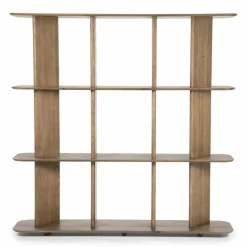 Wandkast Ty Eikenhout 180 x 180 - Bruin - Loft24.nl