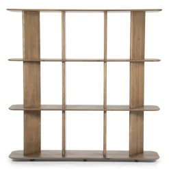 Wandkast Ty Eikenhout 180 x 180 - Bruin - Loft24.nl