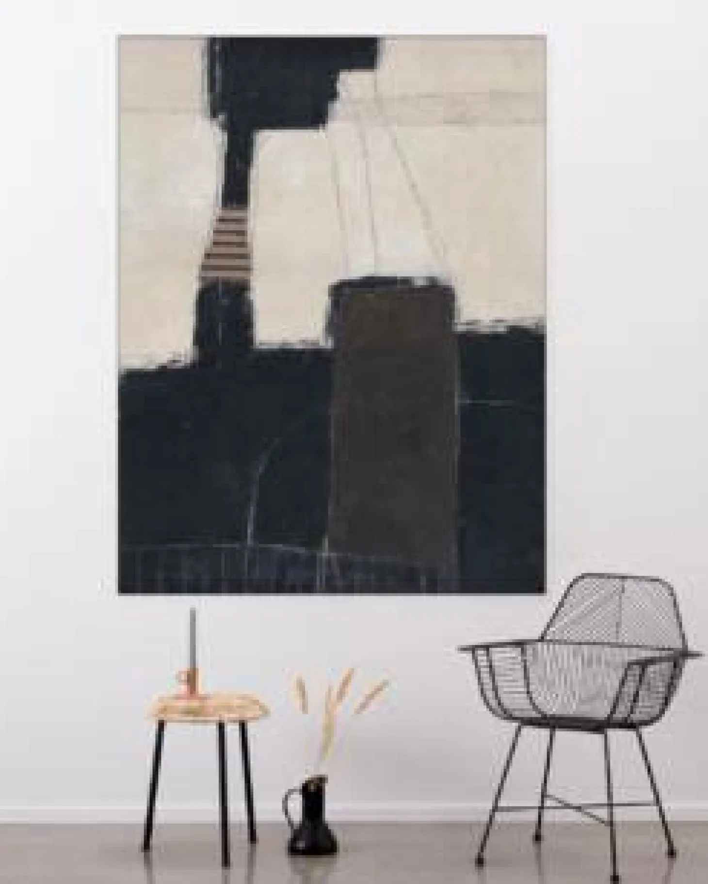 Wandkleed Abstract 2 - zelf samenstellen - Loft24.nl