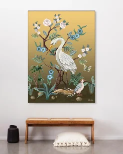 Wandkleed Birds - zelf samenstellen - Loft24.nl