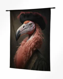 Wandkleed Flamingo - zelf samenstellen - Loft24.nl