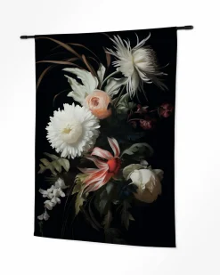 Wandkleed Flower selection - zelf samenstellen - Loft24.nl