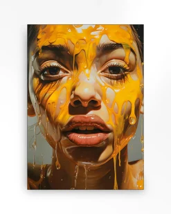 Wandkleed Honey- zelf samenstellen - Loft24.nl