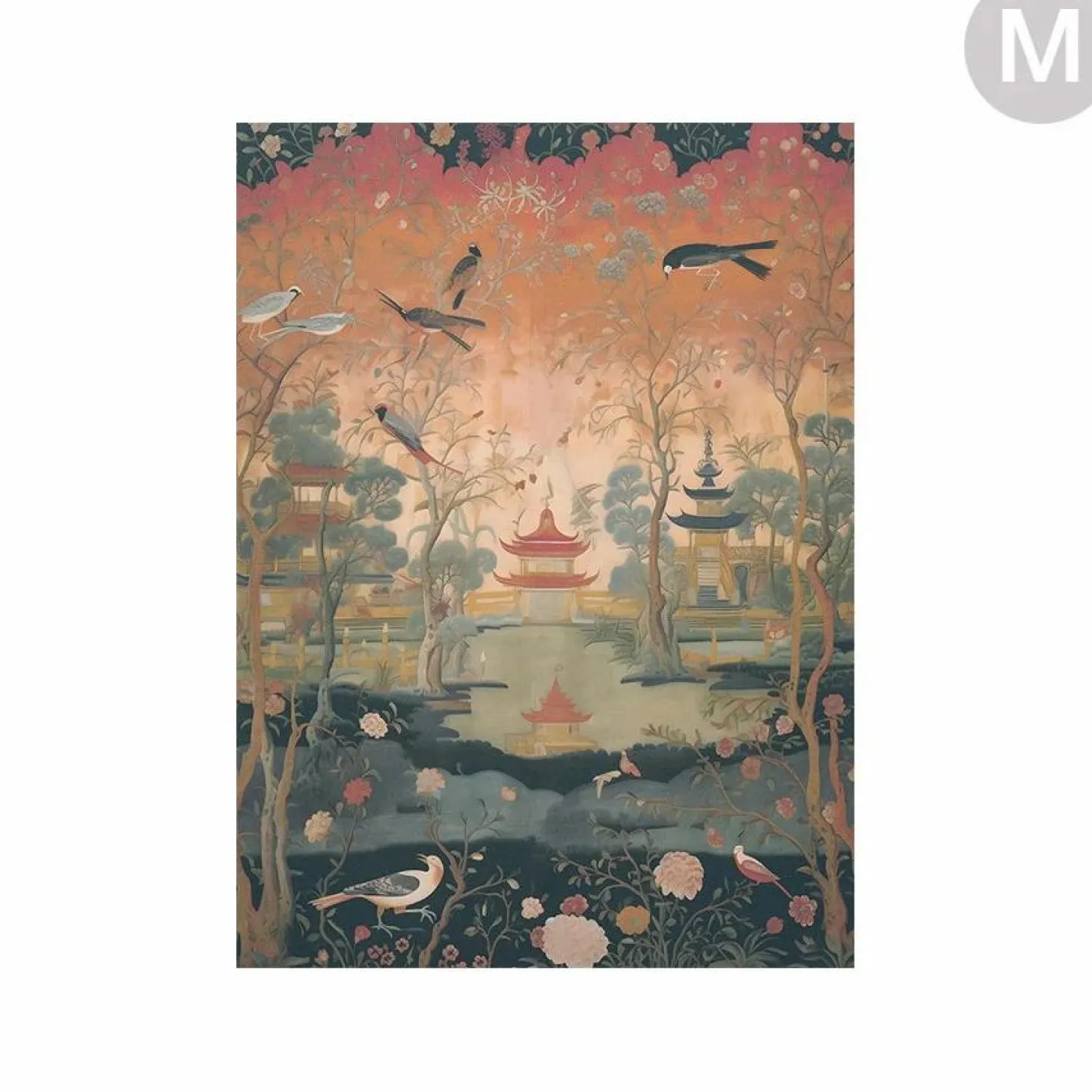 Wandkleed Oriental Night - zelf samenstellen - Loft24.nl