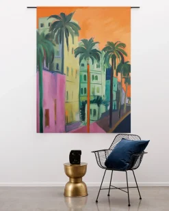 Wandkleed Palm Street - zelf samenstellen - Loft24.nl