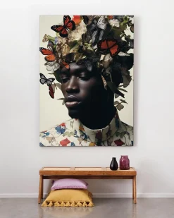 Wandkleed Papillon - zelf samenstellen - Loft24.nl