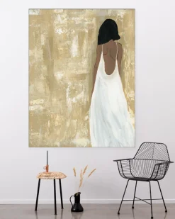 Wandkleed She opened her heart - zelf samenstellen - Loft24.nl