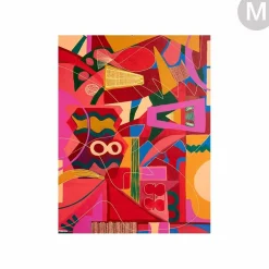 Wandkleed Una noche de Jazz - zelf samenstellen - Loft24.nl