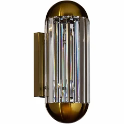 Wandlamp Anja Crystal kleur Brons - Loft24.nl