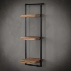 Wandplank Edge Acaciahout - 30 cm Triple - Loft24.nl