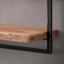 Wandplank Edge Acaciahout - 30 cm Triple - Loft24.nl