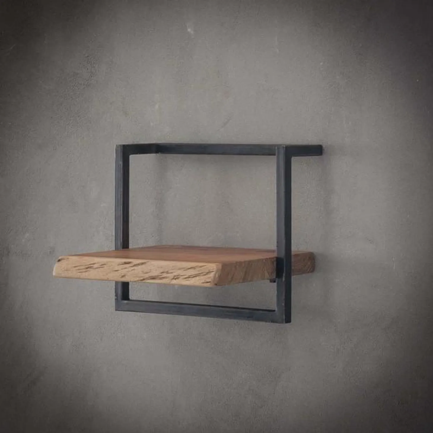 Wandplank Edge Acaciahout - 40 cm - Loft24.nl