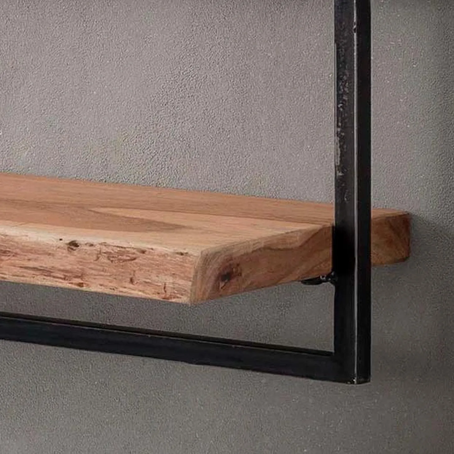 Wandplank Edge Acaciahout - 40 cm - Loft24.nl