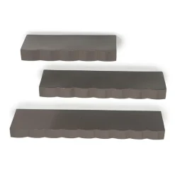 Wandplank Prinz Set van 3 stuks - Donker Taupe - Loft24.nl
