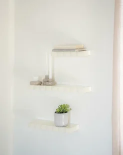 Wandplank Prinz Set van 3 stuks - Beige - Loft24.nl