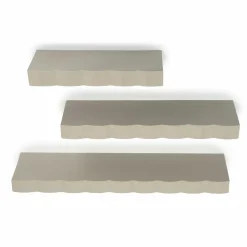 Wandplank Prinz Set van 3 stuks - Taupe - Loft24.nl