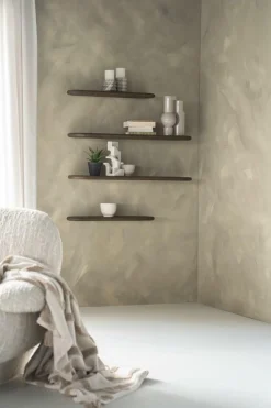 Wandplank Tre 100 cm - Bruin - Loft24.nl