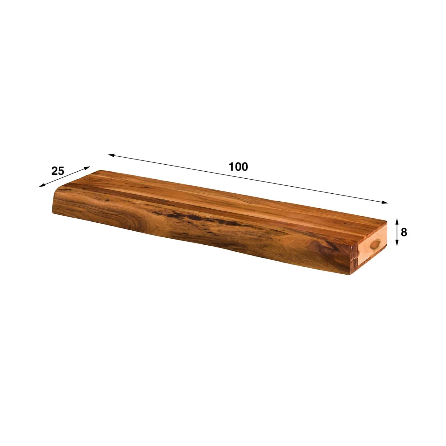 Wandplank Tree Acaciahout - 100cm - Loft24.nl