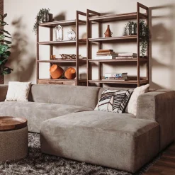 Wandrek Falcone met 2 deuren Acaciahout 200 x90 cm - Loft24.nl