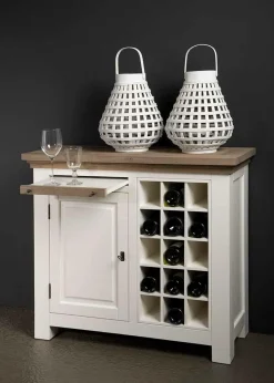 Wijnkast Parma - Wit - Loft24.nl