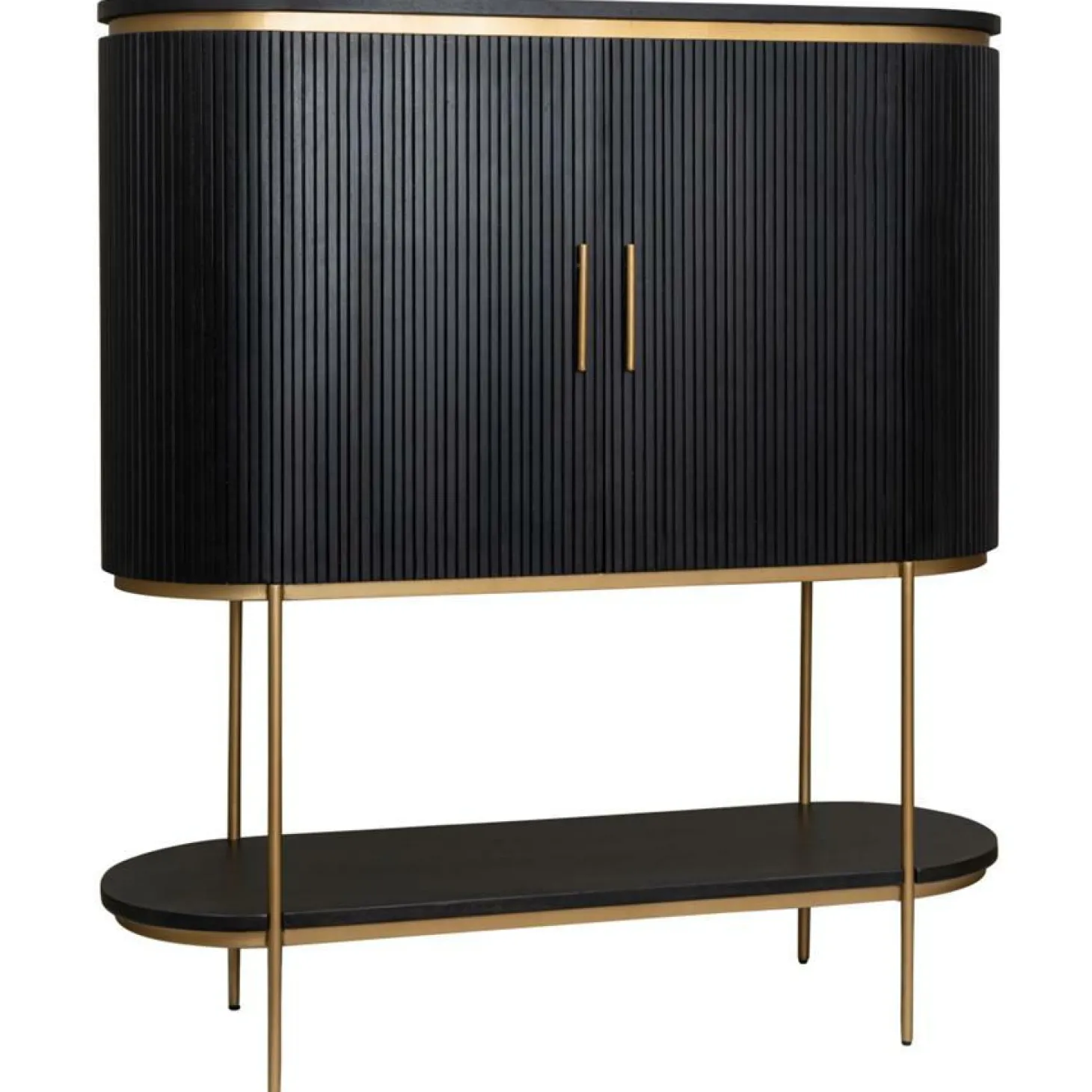 Wijnkast Rivello Mangohout 150 x 135 cm - Loft24.nl