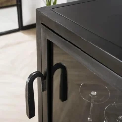 Wijnkast Ruff Metal 135 x 55 cm - Loft24.nl