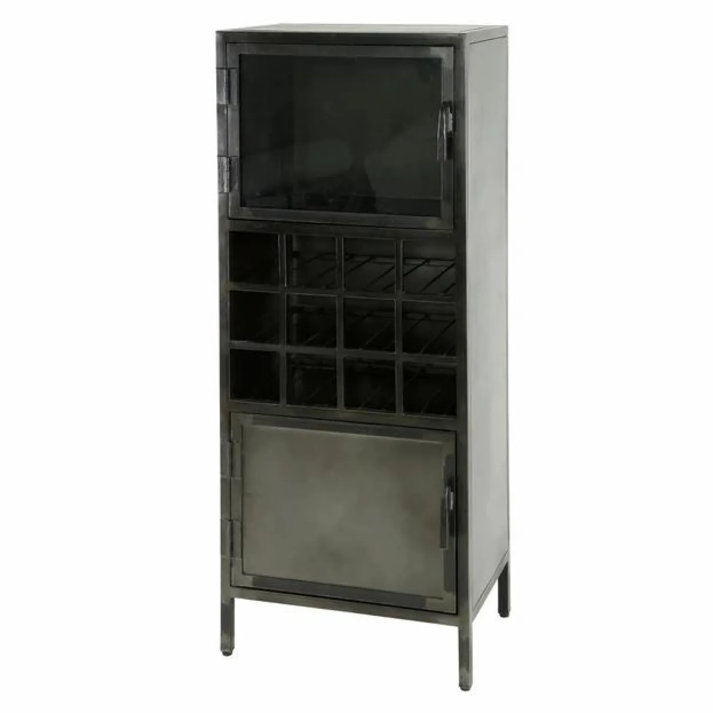 Wijnkast Ruff Metal 135 x 55 cm - Loft24.nl