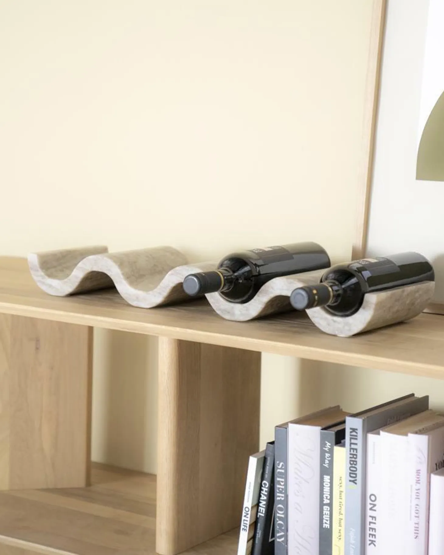 Wijnrek Airen Marmer, Voor 4 flessen - Loft24.nl