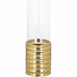Windlicht Bodil groot (Gold) - Loft24.nl