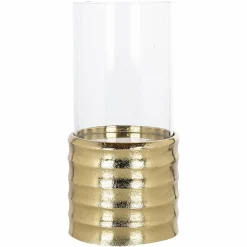 Windlicht Bodil klein (Gold) - Loft24.nl