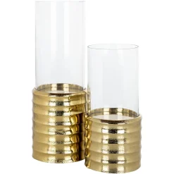 Windlicht Bodil klein (Gold) - Loft24.nl