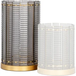 Windlicht Daylin groot (Smoke) - Loft24.nl