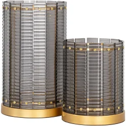 Windlicht Daylin klein (Smoke) - Loft24.nl