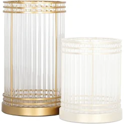 Windlicht Dyara groot (Gold) - Loft24.nl