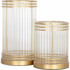 Windlicht Dyara klein (Gold) - Loft24.nl