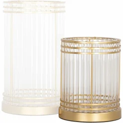 Windlicht Dyara klein (Gold) - Loft24.nl